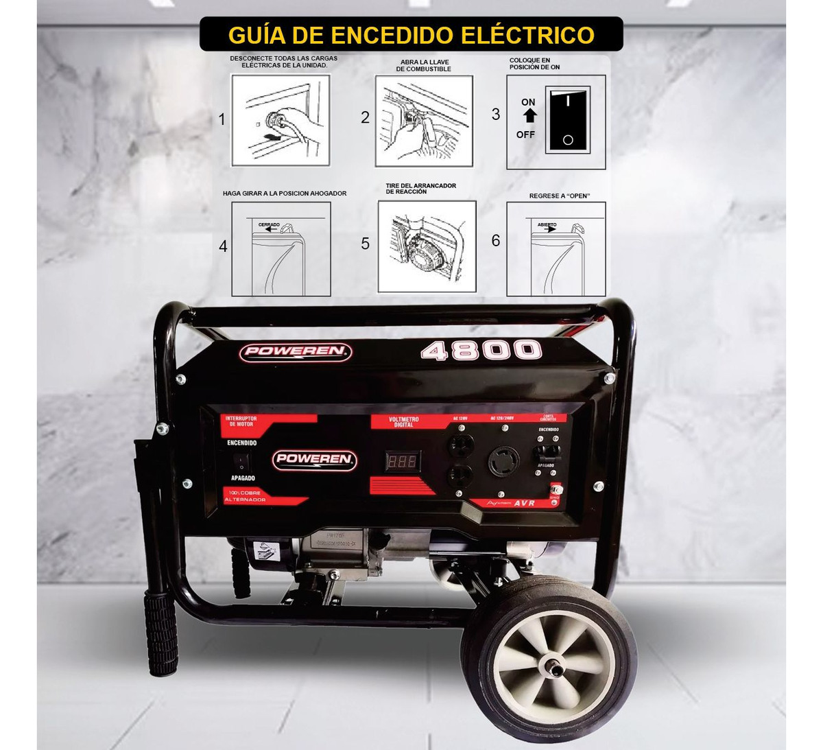 Planta De Luz 4800 Watts - Imagen 4