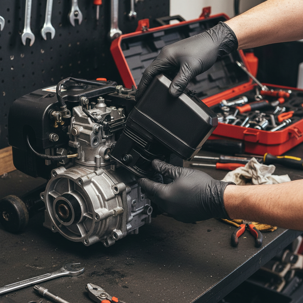 Tapa Caja Para Filtro De Aire Motor Honda Gx160 5.5hp - Imagen 3