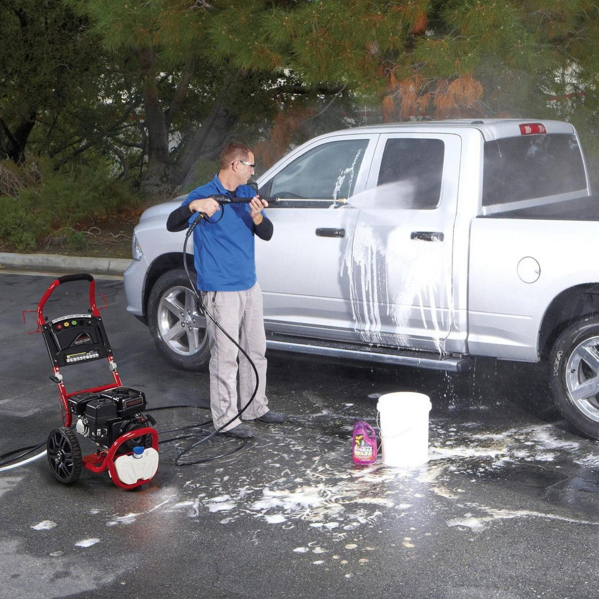 Hidrolavadora Gasolina 2650 Psi Predator + Manguera + Pistola - Imagen 3