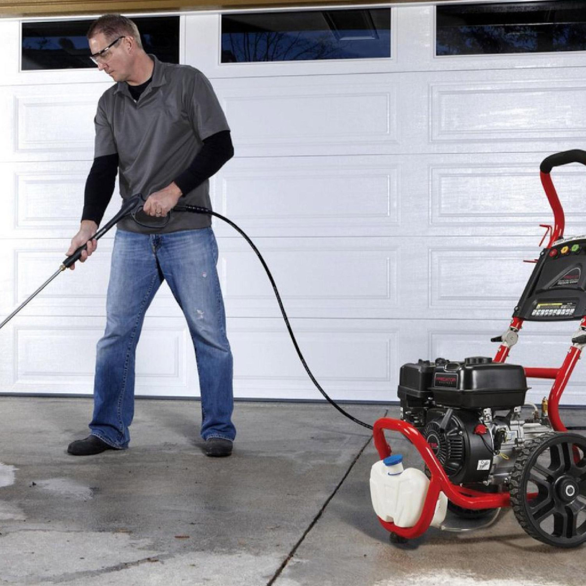 Hidrolavadora Gasolina 2650 Psi Predator + Manguera + Pistola - Imagen 2