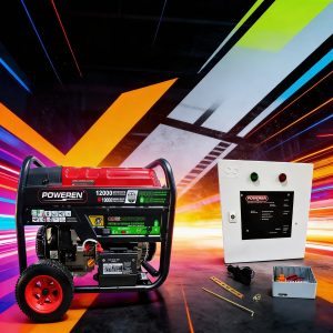 Planta De Luz 12000 Watts de Gas Lp Automática Poweren